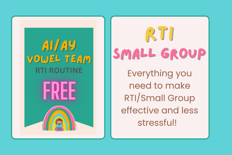 RTI Small Group Routine