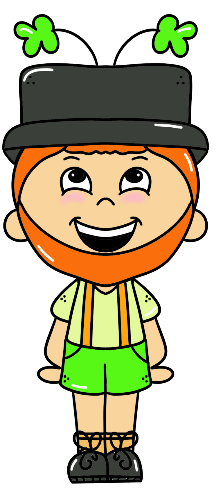 St Patrick's Day Free Clipart Boy