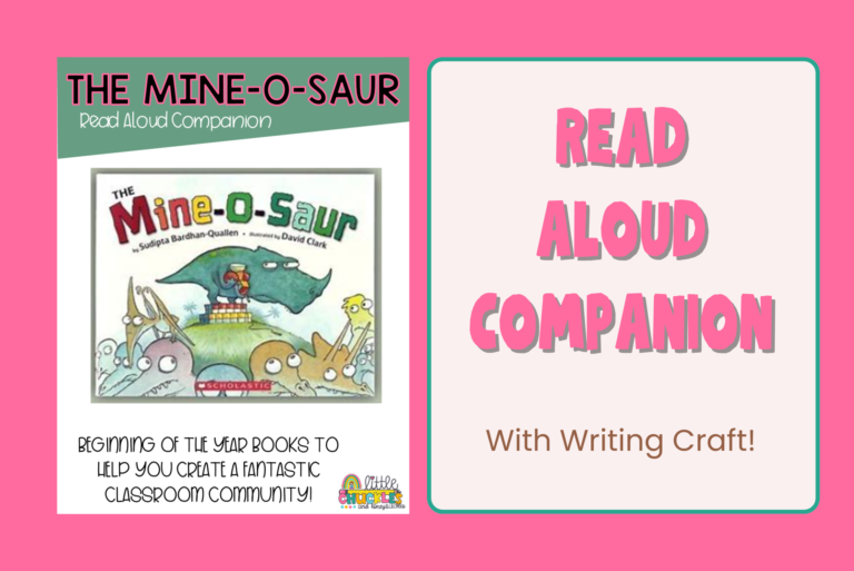 The Mine-O-Saur Beginning of the Year Read Aloud Companion